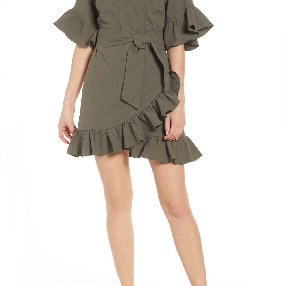 1. State / Ruffle Mini Dress - Picture 2 of 8